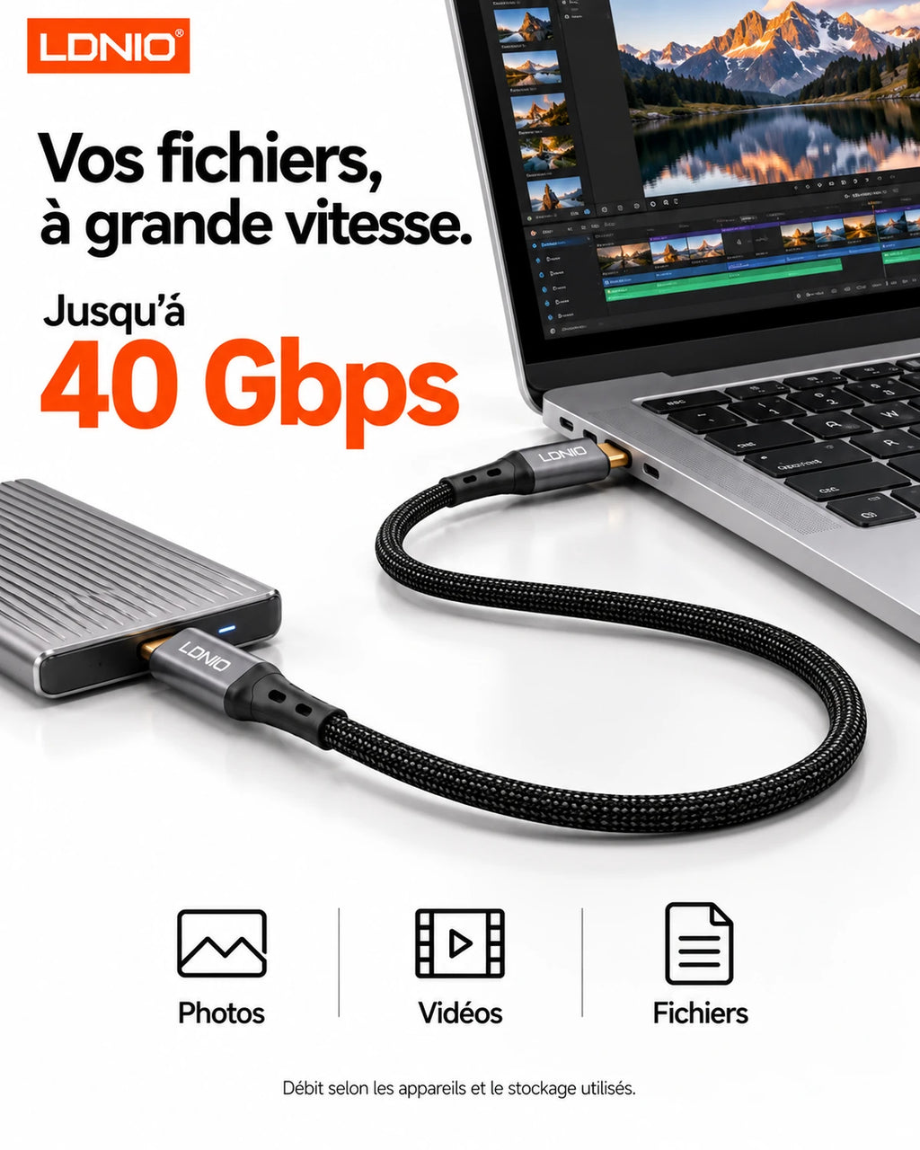 LDNIO TC-11C — Chargez. Transférez. Passez au grand écran.