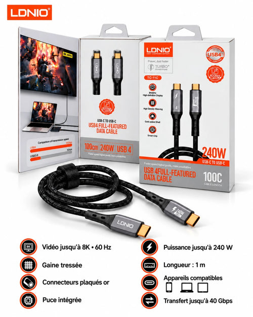 LDNIO TC-11C — Chargez. Transférez. Passez au grand écran.